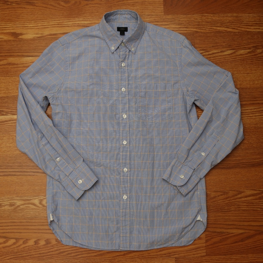 J. Crew Mens Button Down Casual Shirt